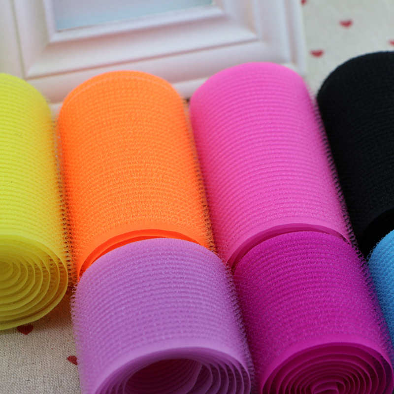 尼龙发卷带 巨合刘海贴黑白彩色特殊型魔术贴仕女头发DIY定型