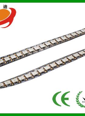WS2812B全彩幻彩灯贴带144灯505XYD-144I0RGB内置片IC可编V程5灯