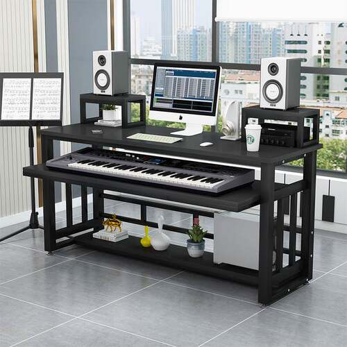 电子琴编桌架曲工作电钢琴古琴桌midi键盘桌琴65095117轻台奢组装