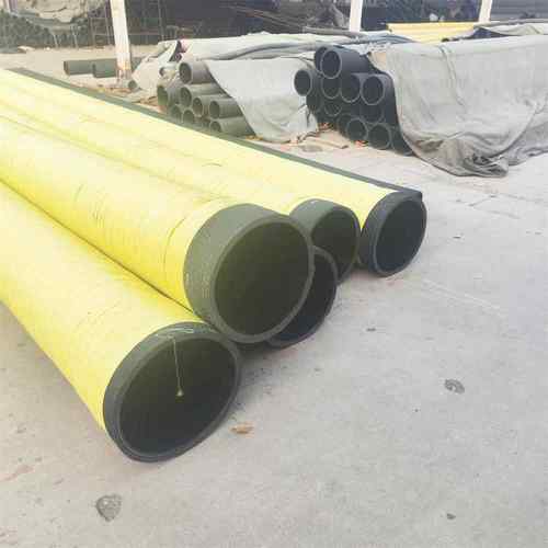 橡胶钢丝卸灰胶管 吸排砂泥浆 耐磨抗腐蚀橡胶钢丝软管