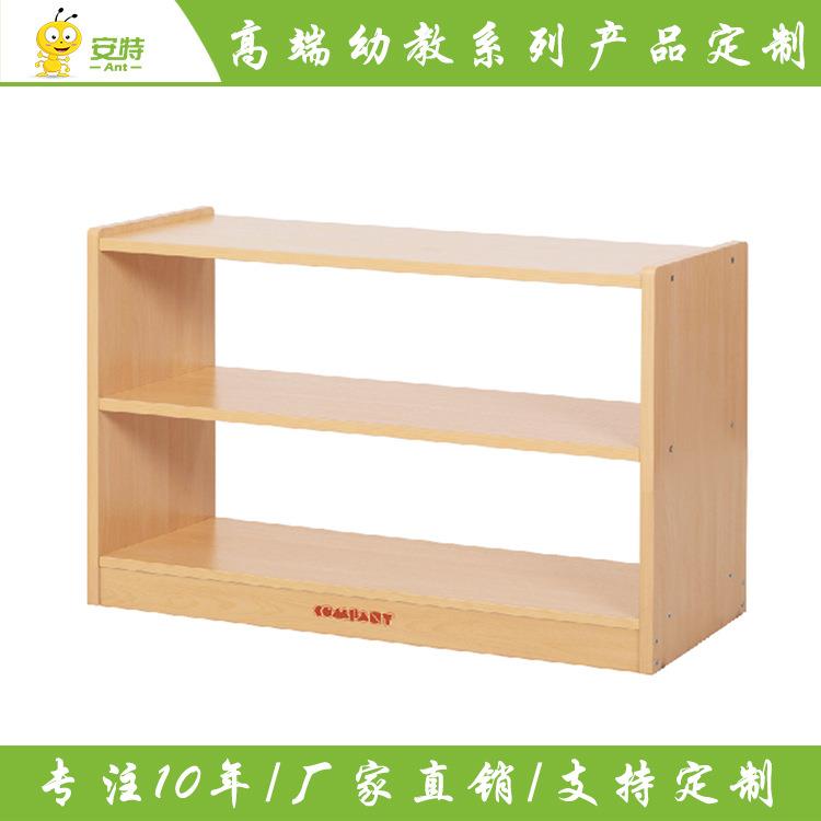 幼儿园二层柜直角柜转角柜早教儿童收纳玩具柜实木托育弧形玩具柜