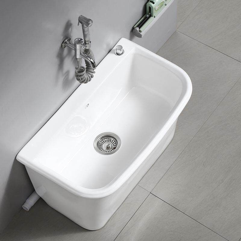 布拖池洗涤污水盆加把池大陶8瓷家用阳台拖布卫生间水槽墩池拖把