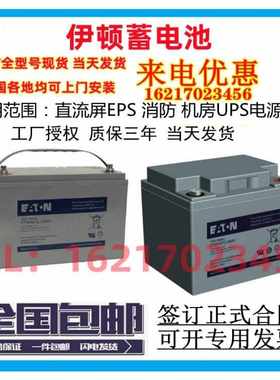 EATON伊顿蓄电池 NP/ETNHW/-12V7AH9a24a38a65a100ah120a150a200a