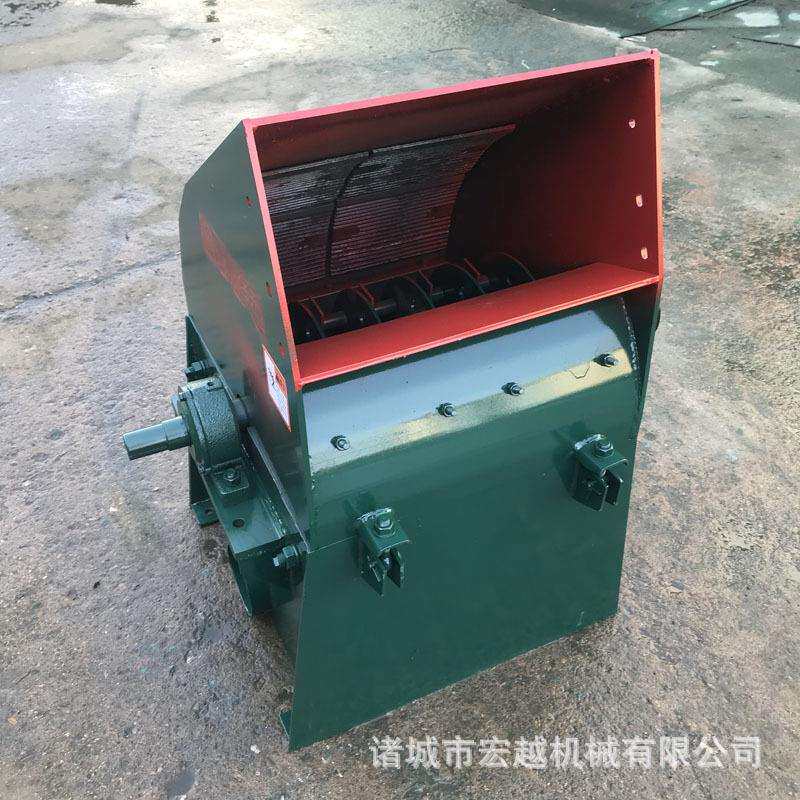 50型海蛎子扇贝壳粉碎机海草海参海鲜类破碎机宏越机械粉碎机