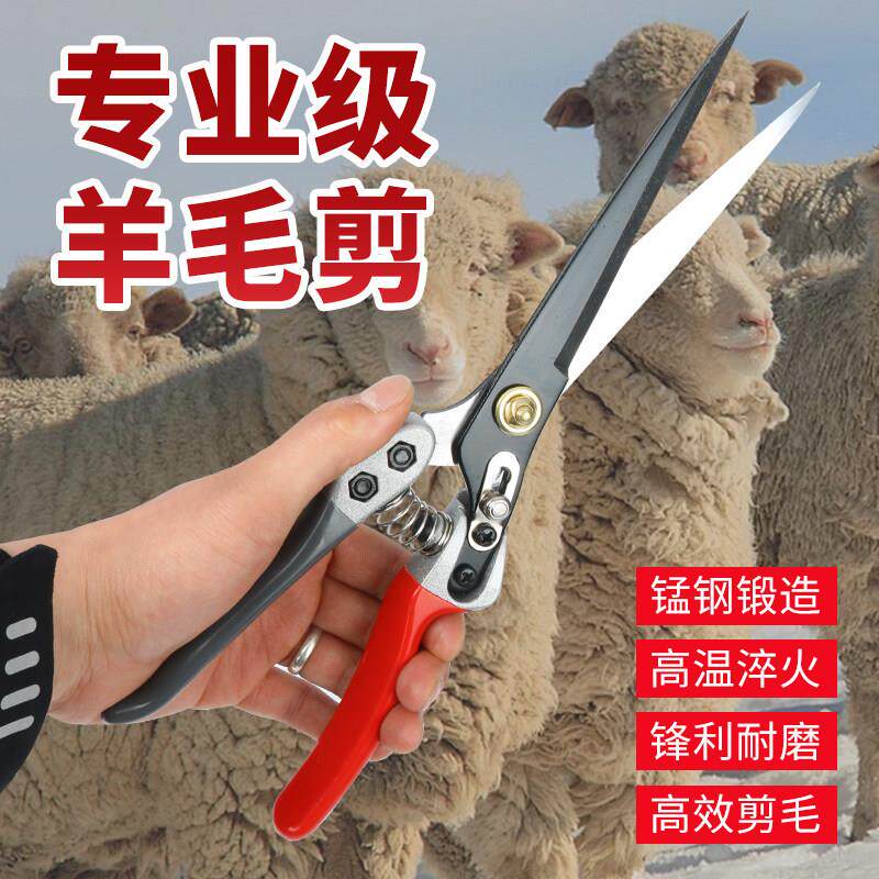 羊毛剪手动高档剪羊毛专用剪刀神器羊毛剪子剪绵羊高碳钢宠物修毛