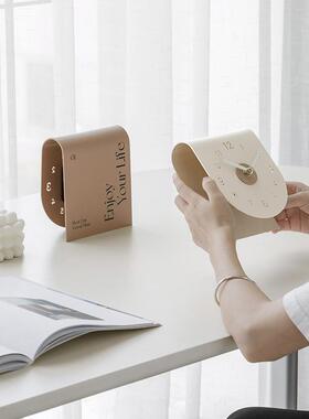 wozoom简约家居客厅台式座钟饰品玄关酒柜高端大气装饰摆件