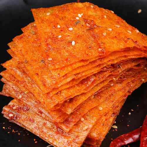 新疆包邮馋小乖手撕大辣片湖南特产辣条香辣麻辣豆皮儿时小吃怀旧