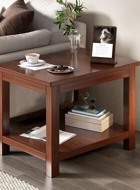 T客厅方桌沙边柜边柜客厅家用小茶几实木腿边侧几S36863d简约现7