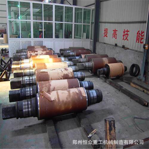 恒众42CrMo锻钢辊铝铸轧机辊芯qm矫直机辊轴套体定辊制加工