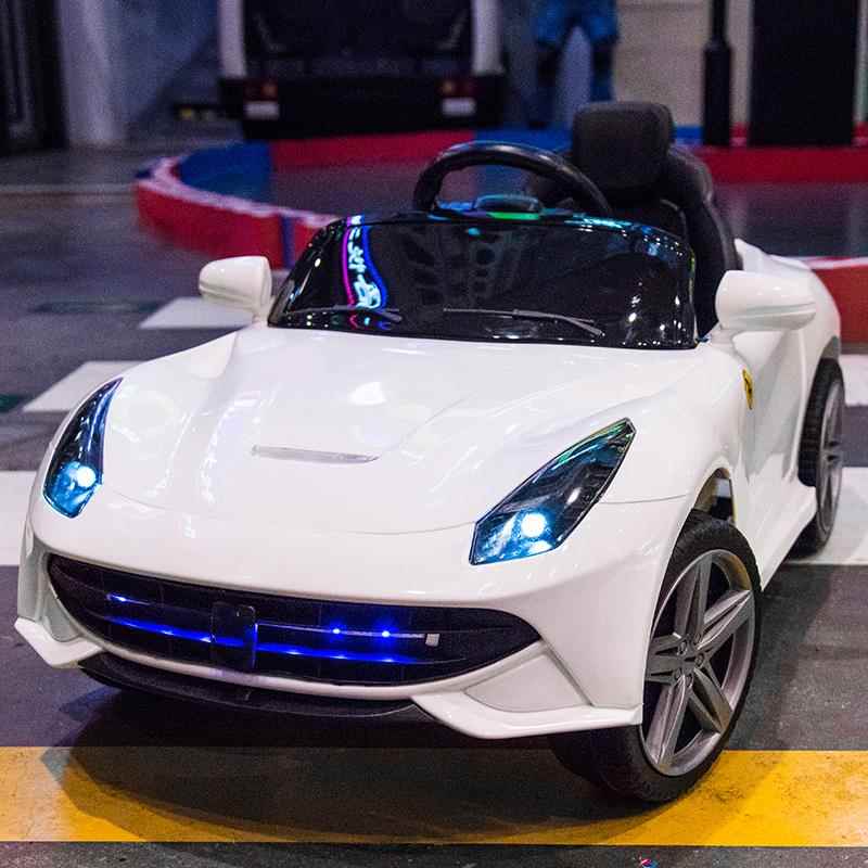 高档婴儿童电动车四轮带遥控宝宝玩车男女小孩具车驱可坐汽人四充