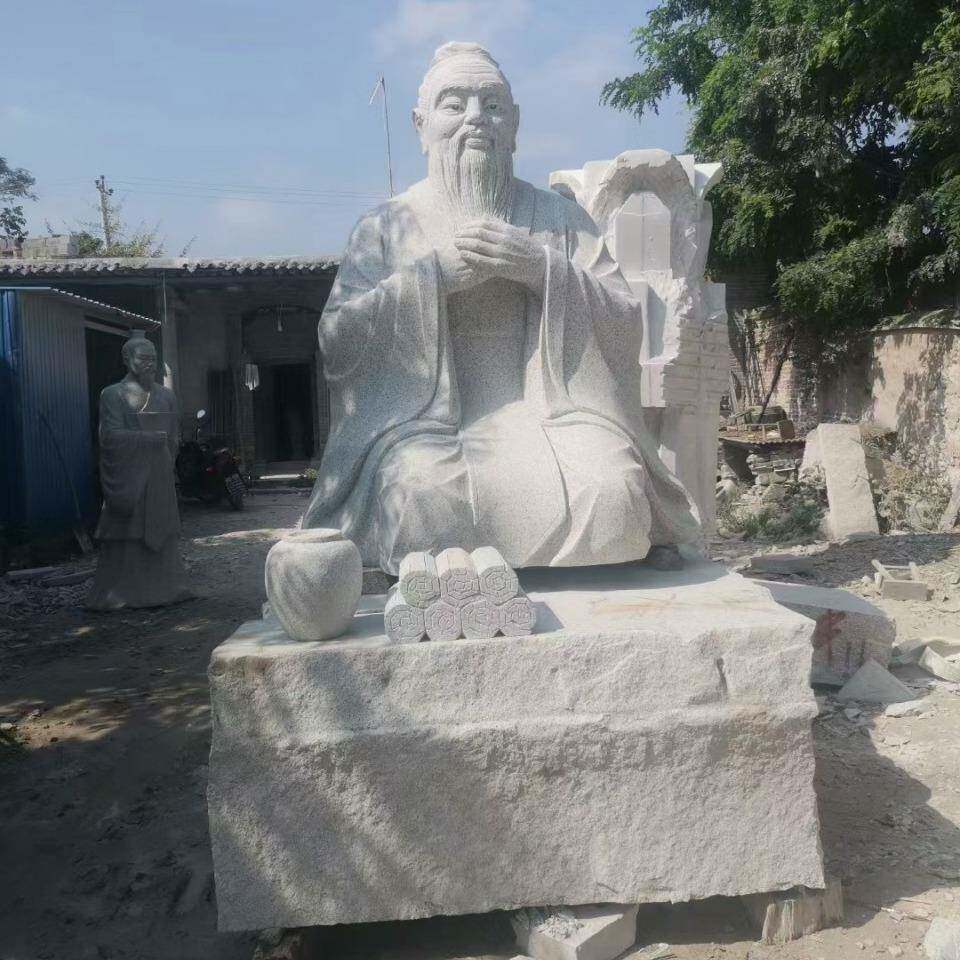 汉白玉石雕人物古代历史文化广场雕塑小品景观装饰大理石雕像厂家