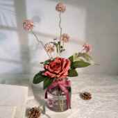 高档北香欧花干薰摆件家室内持久留香房间卫生间客厅卧室高颜值香