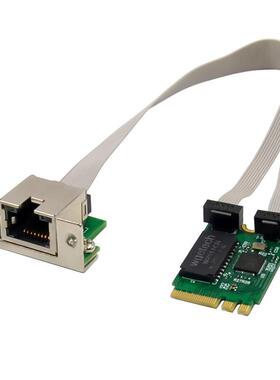 M.2 A+E 2500M 以太网适配卡 RTL8125B M2 2.5G千兆网卡