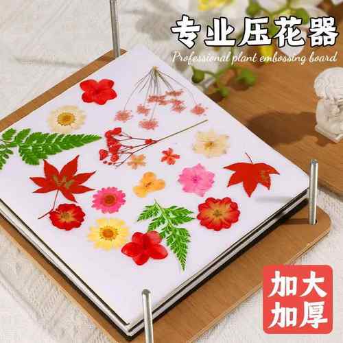 押花器干花手工diy材料包压花板压花器干燥板制作相框书签工具