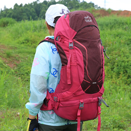 户外登山双肩包50L超轻大容量徒步旅行耐磨防水轻便露营背囊60升