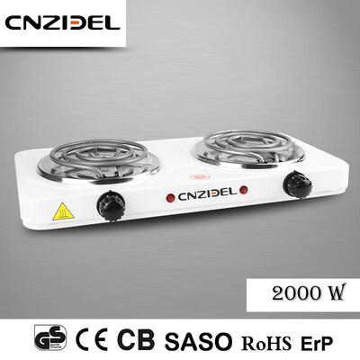 跨境加热炉源头不锈钢蚊香管外贸温控定温双头烘烤hotplate电热炉