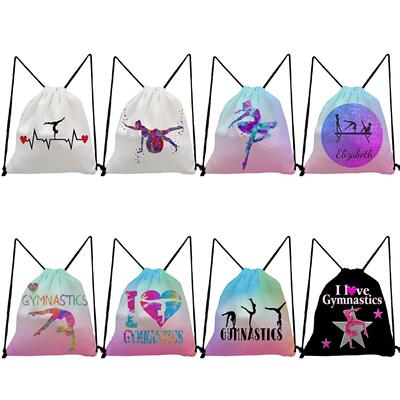 Custom Rhythmic Gymnastics Printed Backpack For Students Bal