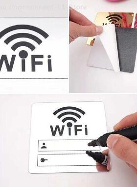 10cm WIFI Sign Mirror Wall Stickers Rewritable Handwriting