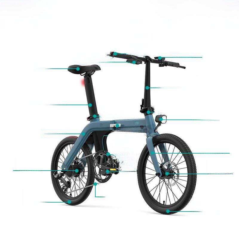 FIIDO飞道D11折叠电动自行车仪表开关车架内胎外胎脚踏原装配件