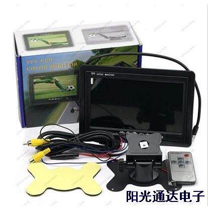 7寸TFT车载显示器 七寸液晶屏 家用显示屏小车货车大巴客车无声音