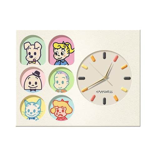 多巴胺电表箱装饰画遮挡电开盒带钟闸表创890意关挂画配箱遮丑电