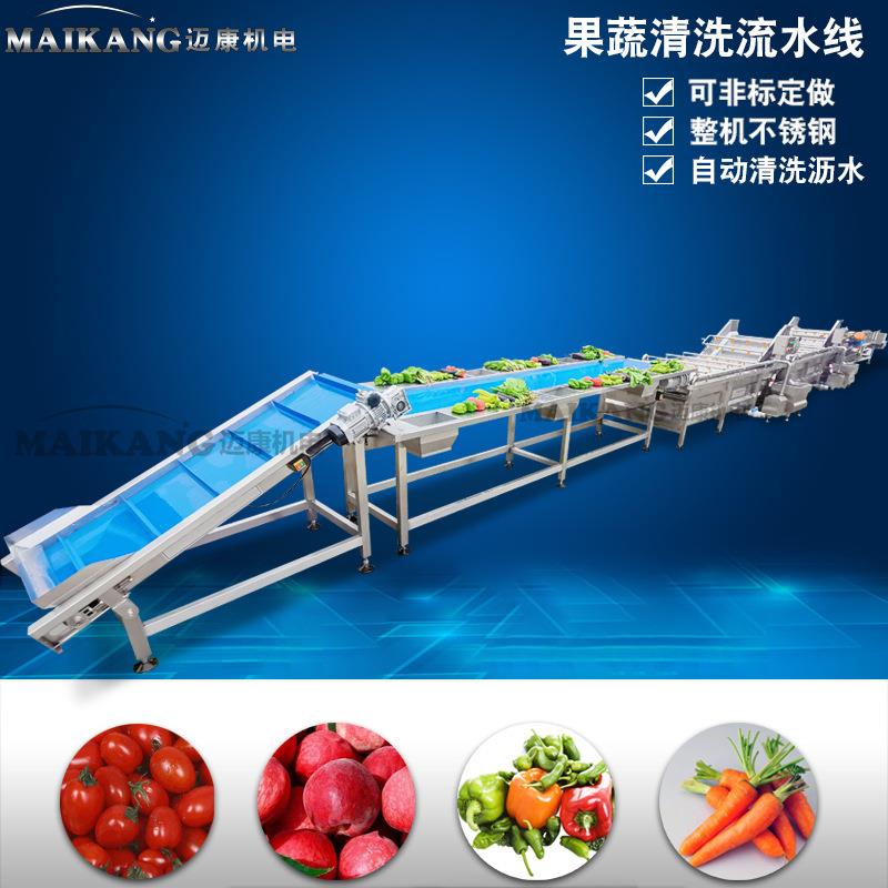 JPP厂销售桔葡子清洗干风线柠家檬分拣清洗设备萄清洗榨汁机