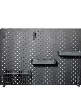 物洞洞墙上展示架装饰挂钩冲置陈列打孔免收纳板配件孔架定制架板