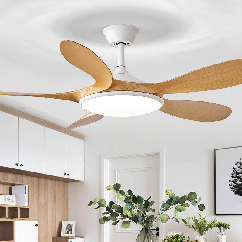 风扇吊灯餐厅灯新款电扇灯带家用吊扇卧室大风力风扇客厅一体