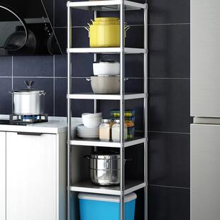 20cm25夹缝置物架厨房阳台落地缝隙架可调节冰箱门后收纳架