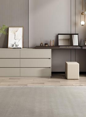 轻奢梳妆收台功能电视约柜纳多柜现代简斗TBG柜一体组合卧室化妆