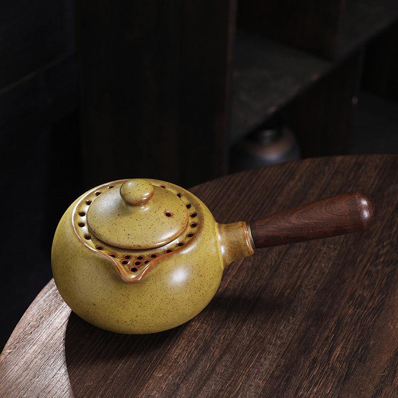 干烧煮茶壶煮茶器明火炭火围炉煮茶炉陶壶家用电热侧把壶泡茶黑茶