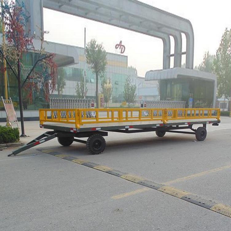5吨围栏拖车箱笼平板拖车工业拖车配件厂家厂家供应