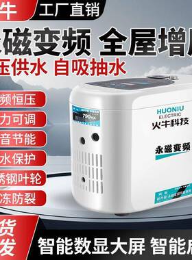 防冻全水自VMC来动高压家用增压泵静音频恒压自水变加压220v自吸