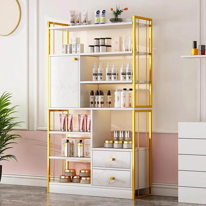 化妆品展示柜美容院产品美甲架陈列展示架柜子理发店置物架货架