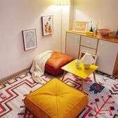 懒人沙发单人豆袋榻榻米卧室小沙发迷你网红宿舍休闲阳台飘窗坐垫