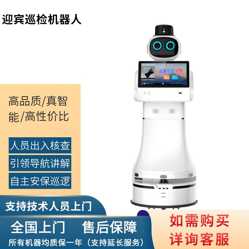 迎宾巡更机器人安防巡逻机器人迎宾接待服务引领带路导览讲解人脸