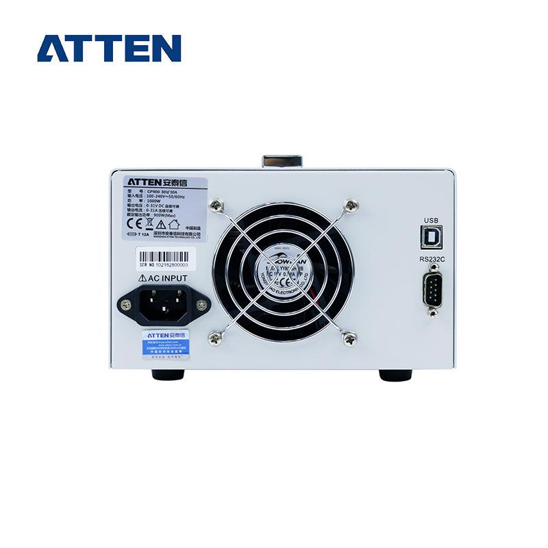 ATTEN安泰信大功率程控直流稳压电源CP900数显开关型电源表30V30A