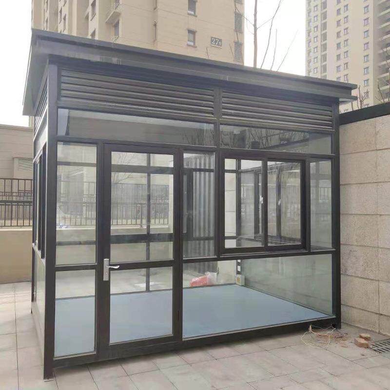 现货直发钢构岗亭外门卫小区品112物业停结车场收费成岗亭吸烟户