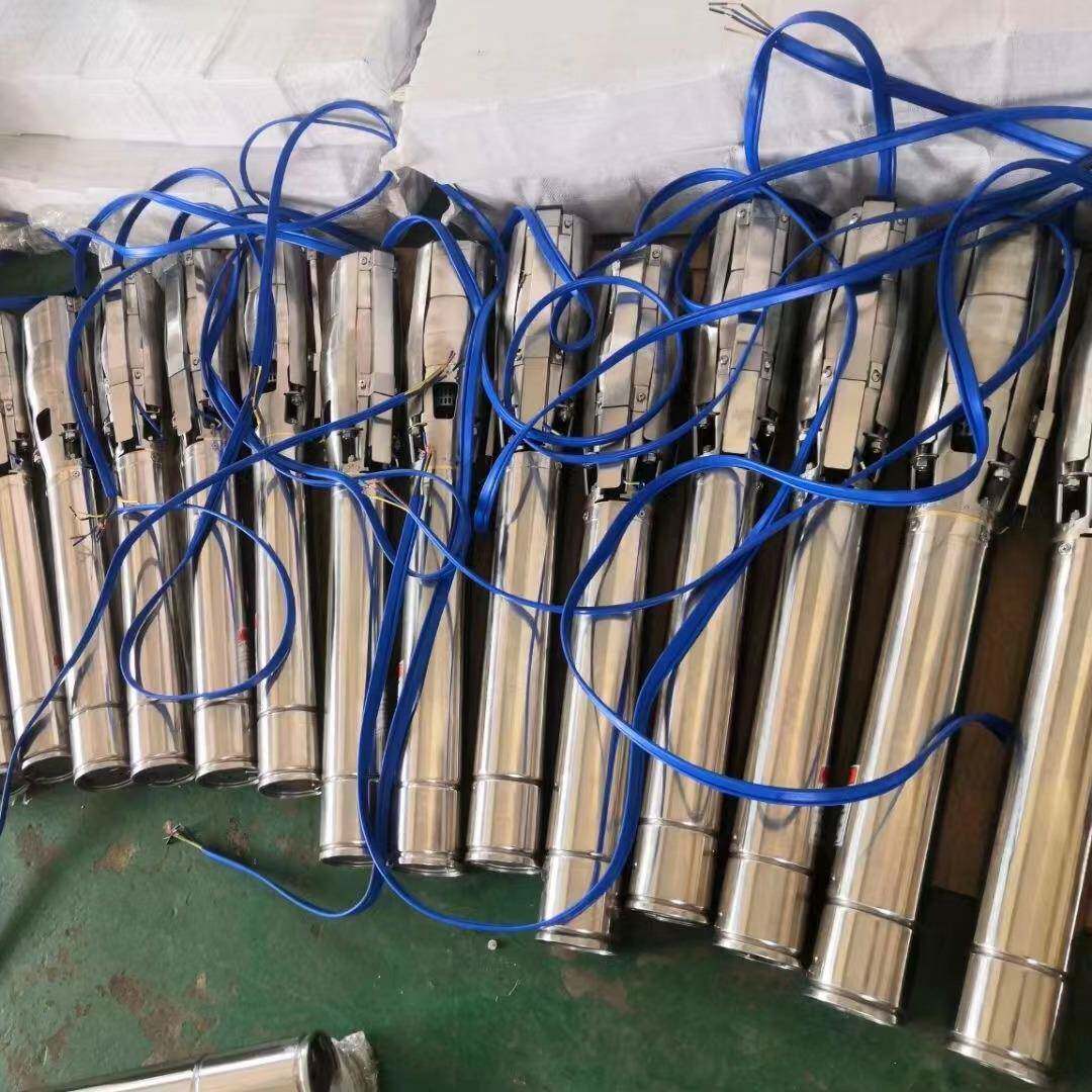 不锈钢304深井泵工业级高流量农田灌溉和工业用水多级深井潜水泵
