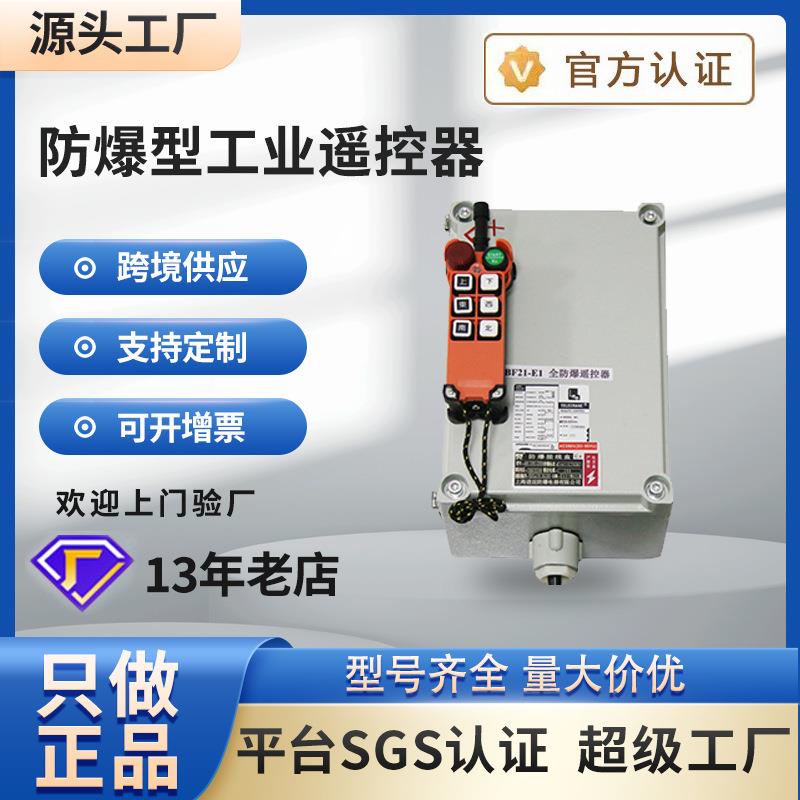 禹鼎伟控工业无线遥控器6点防爆工矿行车遥控器(有防爆证)