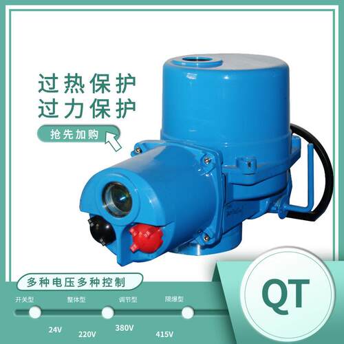 电动执行器FRYQT10-1.IN.ZN电机25W输出转矩100N.m转速1r/min