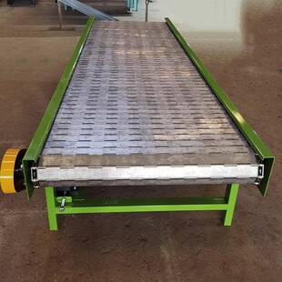 链板输送机带挡板式 输送线耐高温食品级排屑机承重力强运行稳