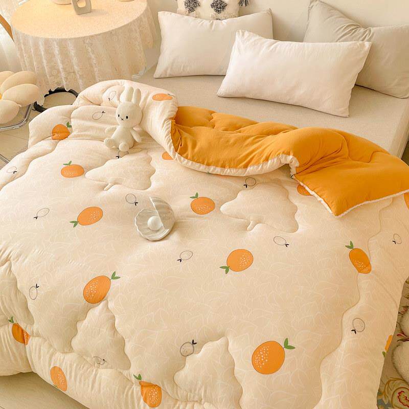 A类被子儿童棉冬被四季通用太空被加厚保暖被芯秋冬季空调被棉被