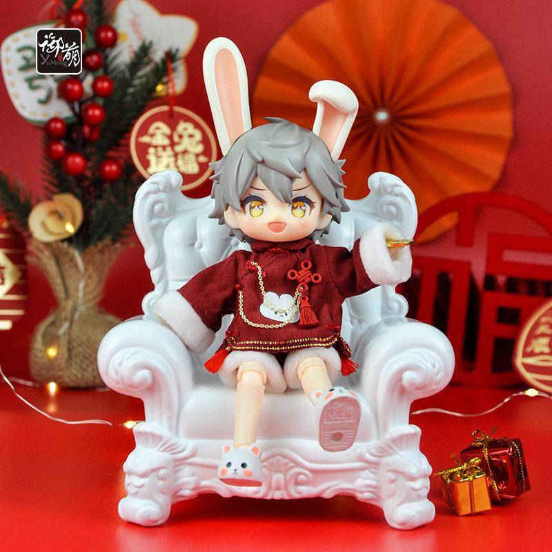 BJD12分娃娃用迷你沙发椅子OB11娃屋造景家具道具摆件手办盲盒YMY
