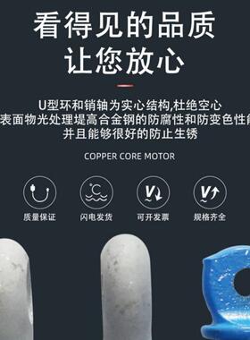 S6倍力标弓卸扣6级形XZA高强度重型卸扣国螺蹄栓螺母马扣