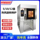 5盘电力风炉烤箱商用蛋挞泡芙面包店设备烘烤均匀喷雾热风旋转