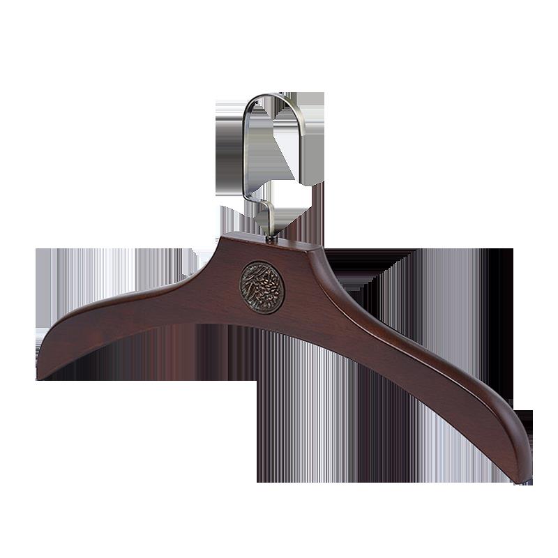 新款衣实木衣晒架家用挂衣轻奢高级无痕防滑宽肩衣装架服店衣服晾