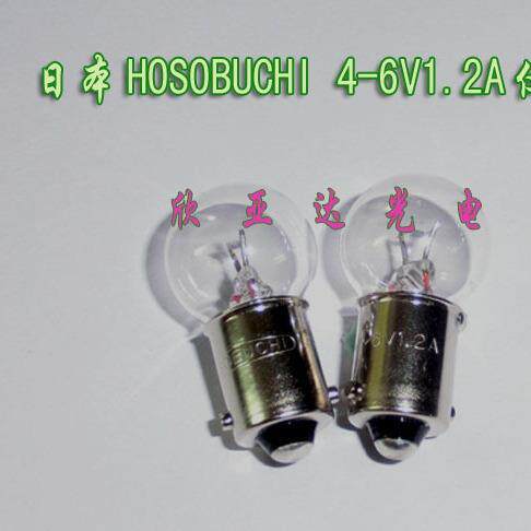 HOSOBUCHI 6V15W 灯泡,6V2A卤素灯泡6V3A 硬度计灯泡8V15W