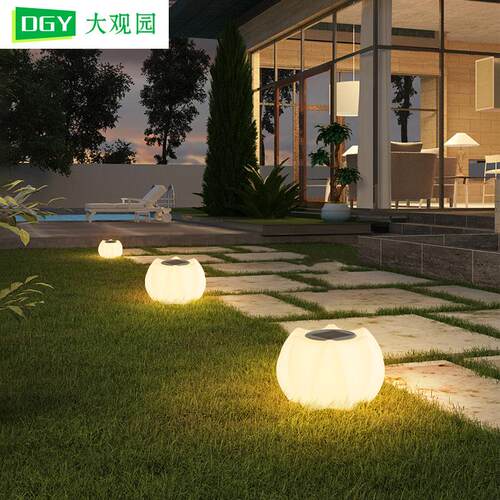 大观园太阳能草坪庭院灯户外LED园林景观灯别墅草地灯防水灯 378L
