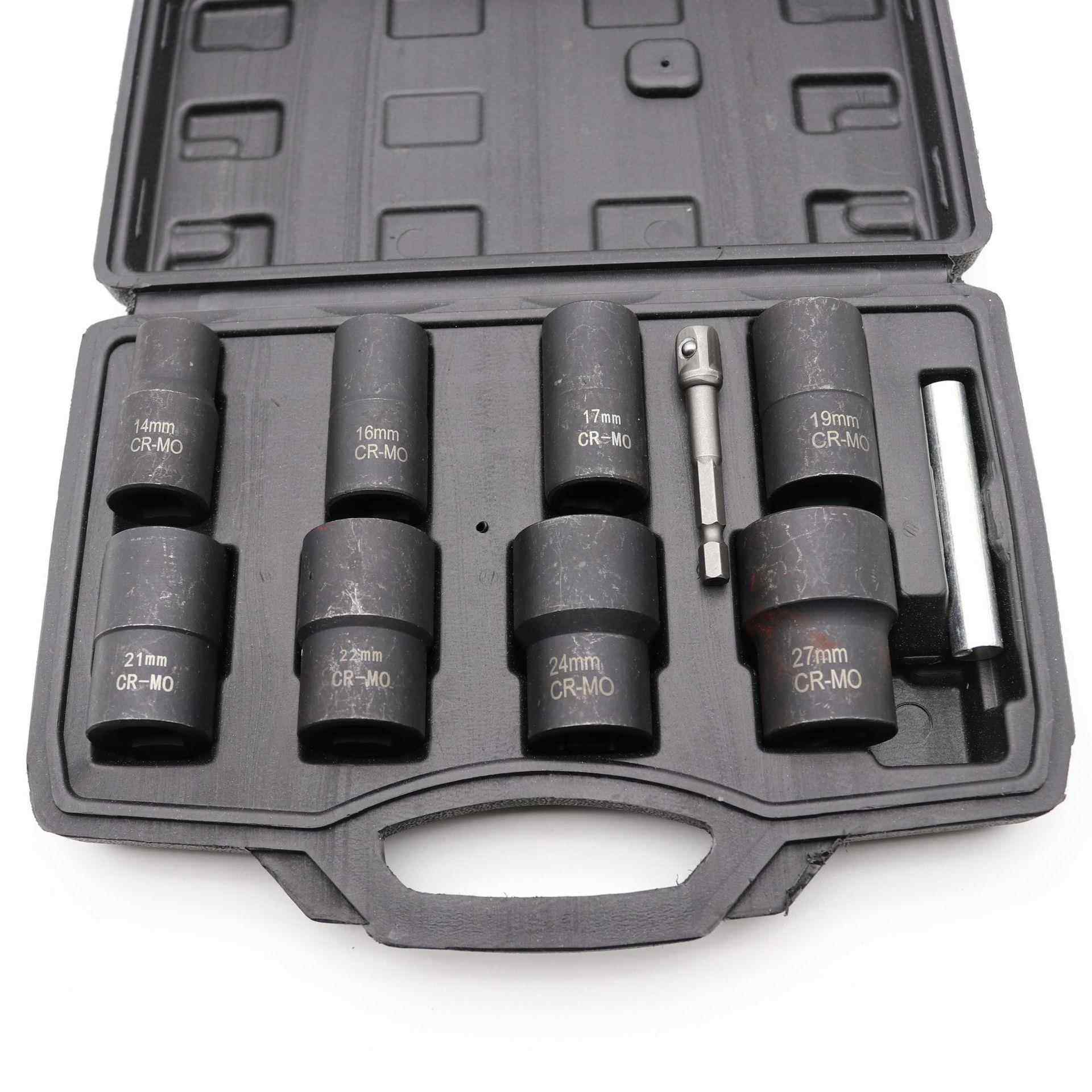 无品牌/双轮套筒滑牙螺丝取出胎器车轮螺母拆卸套筒粗头牙+细牙